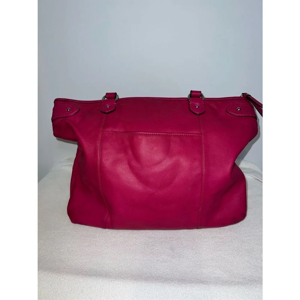 VTG COACH Daisy Magenta Leather Emma Shoulder Bag F23973 - Picture 5 of 11